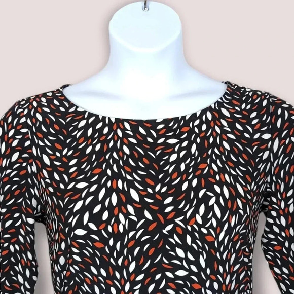 Nine West 3/4 Sleeve Patterned Dress - Picture 3 of 6